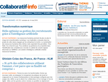 Tablet Screenshot of collaboratif-info.fr